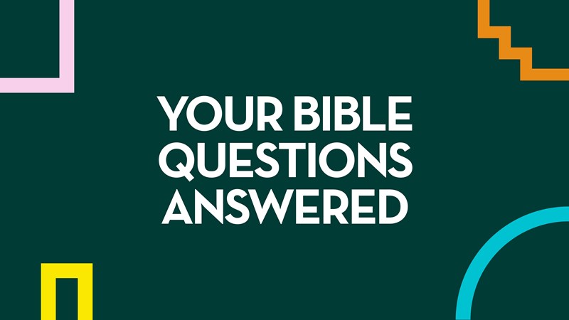 Your Bible Questions Answered